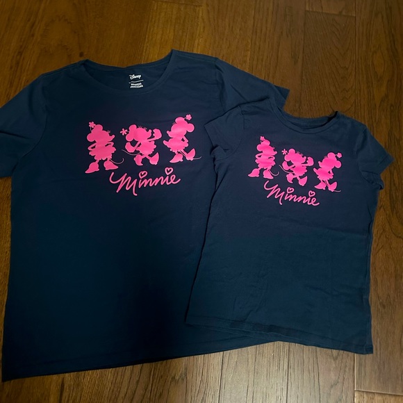 Disney Minnie Mouse Mom Daughter Matching Tshirts - Picture 1 of 5